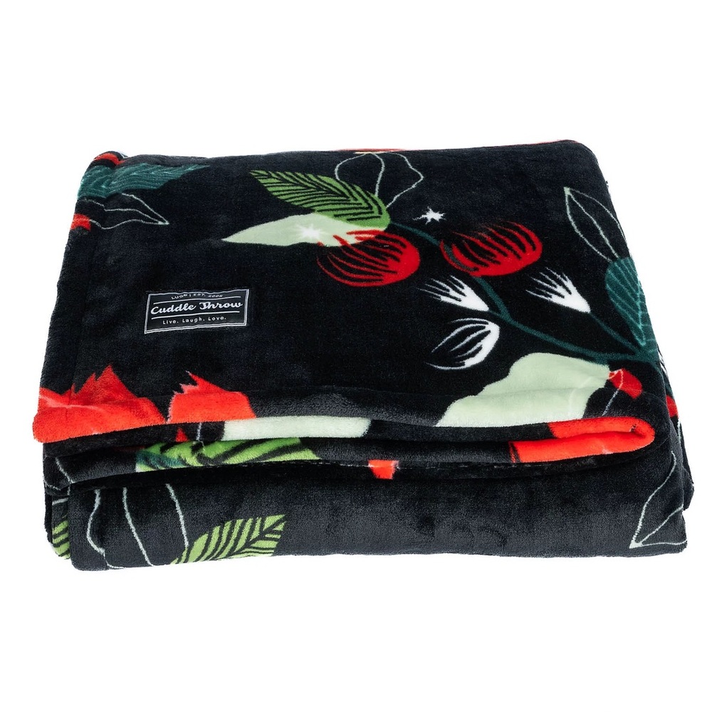 Lug Cuddle Throw Blanket - Cardinals Black